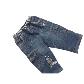 MATALAN jeansowe SPODNIE JOGGERY cargo Z HAFT | Lapciucha.pl