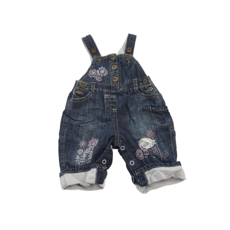 MATALAN jeansowe SPODNIE OGRODNICZKI hafty _ | Lapciucha.pl