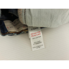 MATALAN jeansowe SPODNIE slim Z DZIURAMI navy | Lapciucha.pl