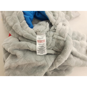 MATALAN pluszowy KOMBINEZON szary SMOK miękki | Lapciucha.pl