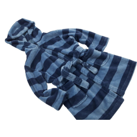 MATALAN pluszowy SZLAFROK kaptur PASKI _ 86cm | Lapciucha.pl