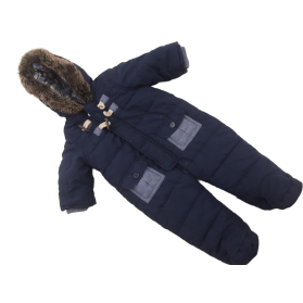 MATALAN puchowy KOMBINEZON ocieplany NAVY z f | Lapciucha.pl