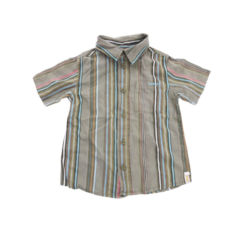 MEXX bawełniana KOSZULA casual PASKI _ 86cm | Lapciucha.pl