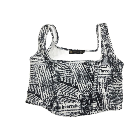 I SAW IT FIRST elastyczna BLUZKA CROP TOP z p | Lapciucha.pl