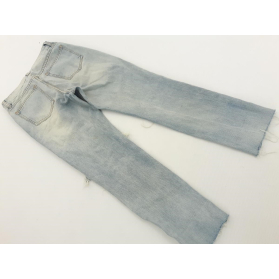 MOMOKROM jeansowe SPODNIE MOM JEANS z dziuram | Lapciucha.pl