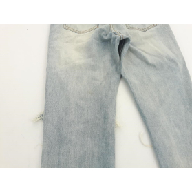 MOMOKROM jeansowe SPODNIE MOM JEANS z dziuram | Lapciucha.pl