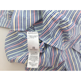 M&S bawełniana KOSZULA na lato KRATKA krótki | Lapciucha.pl
