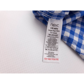 NEXT bawełniana KOSZULA w kratkę CASUAL 62cm | Lapciucha.pl