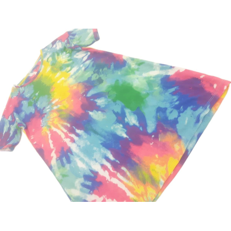 NEXT dresowa SUKIENKA T-SHIRT kolorowa TIE DY | Lapciucha.pl