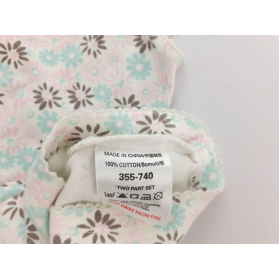 NEXT dresowe RAMPERSY wygodne KWIATY _ 68cm | Lapciucha.pl