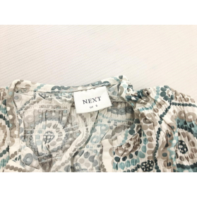 NEXT elastyczna BLUZKA z marszczeniami ORNAME | Lapciucha.pl