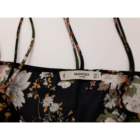 MANGO cienka BLUZKA TOP na lato KWIATY _ L | Lapciucha.pl