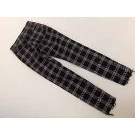H&M jeansowe SPODNIE RURKI wygodne KRATKA wys | Lapciucha.pl