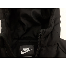 NIKE pikowana KURTKA przejściowa CZARNA z kap | Lapciucha.pl