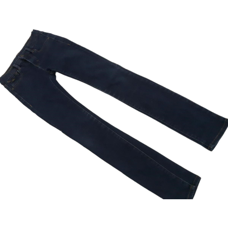 Jeansowe SPODNIE RURKI wygodne NAVY elastyczn | Lapciucha.pl