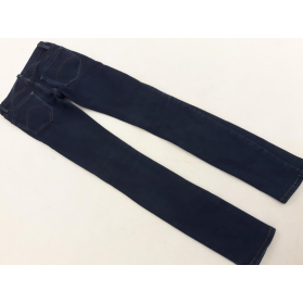 Jeansowe SPODNIE RURKI wygodne NAVY elastyczn | Lapciucha.pl