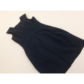 MANGO elegancka SUKIENKA granatowa PROSTA kla | Lapciucha.pl