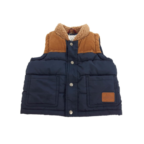 MATALAN puchowa KAMIZELKA z barankiem _ 74cm | Lapciucha.pl