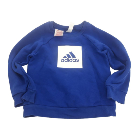 ADIDAS granatowa BLUZA ocieplana Z PRINTEM wy | Lapciucha.pl