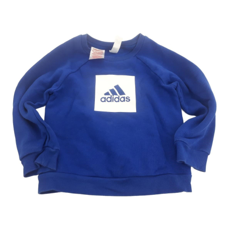ADIDAS granatowa BLUZA ocieplana Z PRINTEM wy | Lapciucha.pl