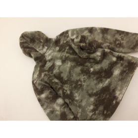 NEXT polarowa BLUZA z kapturem TIE DYE khaki | Lapciucha.pl