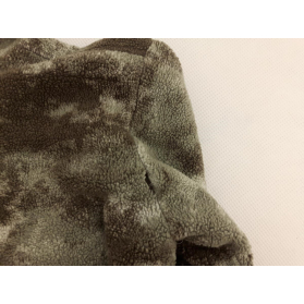NEXT polarowa BLUZA z kapturem TIE DYE khaki | Lapciucha.pl