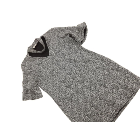 PAPAYA dzianinowa SUKIENKA z chokerem CĘTKI w | Lapciucha.pl