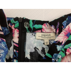 PAPAYA modna SPÓDNICA rozkloszowana KWIATY st | Lapciucha.pl