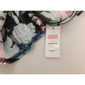 PAPAYA modna SPÓDNICA rozkloszowana KWIATY st | Lapciucha.pl