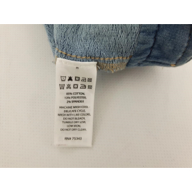 Postarzana dzianinowa KAMIZELKA a'la jeans MO | Lapciucha.pl