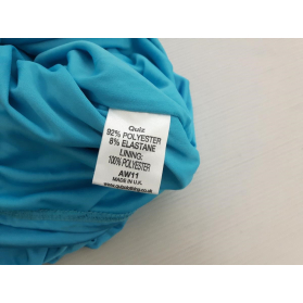 QUIZ ołówkowa SUKIENKA drapowana MINI na jedn | Lapciucha.pl