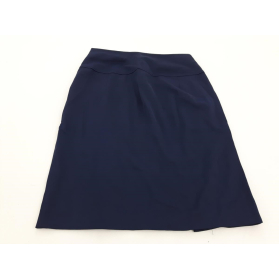 RESERVED elegancka SPÓDNICA satynowa NAVY pro | Lapciucha.pl