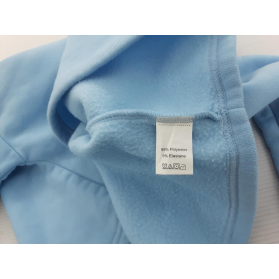 SHEIN krótka BLUZA ocieplana Z PRINTEM niebie | Lapciucha.pl