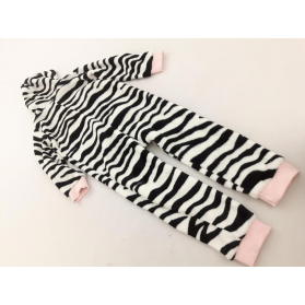SHEIN pluszowy KOMBINEZON z kapturem ZEBRA ci | Lapciucha.pl