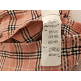 SINSAY różowa SPÓDNICZKA mini KRATKA wysoki s | Lapciucha.pl