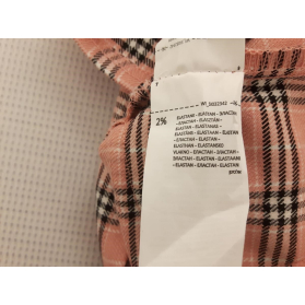 SINSAY różowa SPÓDNICZKA mini KRATKA wysoki s | Lapciucha.pl