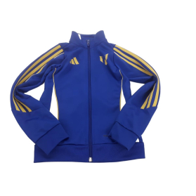 ADIDAS sportowa BLUZA rozsuwana BLUE z lampas | Lapciucha.pl