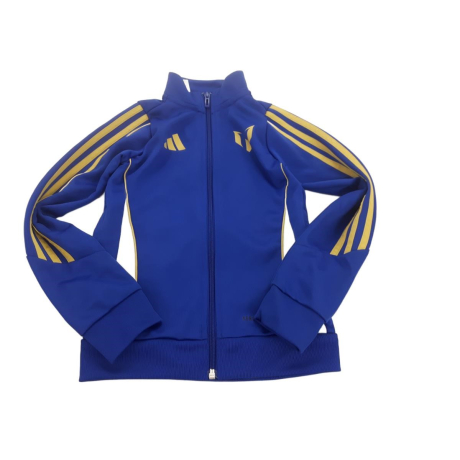 ADIDAS sportowa BLUZA rozsuwana BLUE z lampas | Lapciucha.pl