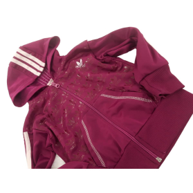ADIDAS fioletowa BLUZA rozpinana Z LOGIEM pri | Lapciucha.pl