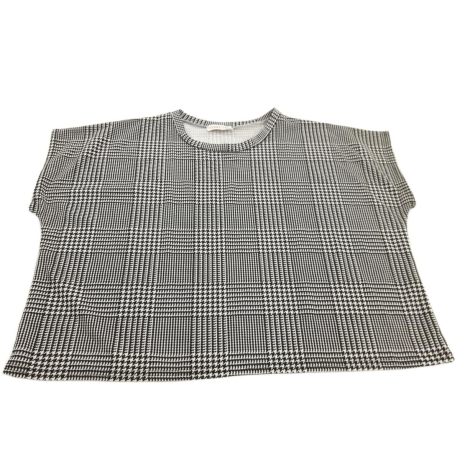 FEMME LUXE krótka dzianinowa BLUZKA oversize | Lapciucha.pl