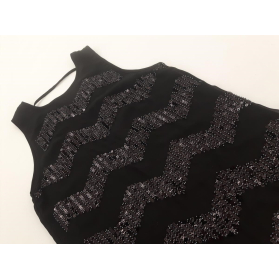 H&M elegancka SUKIENKA odkryte plecy CEKINY s | Lapciucha.pl