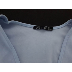 I SAW IT FIRST modna BLUZKA CROP TOP blue _ 3 | Lapciucha.pl