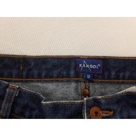 KANGOL jeansowa SPÓDNICZKA postarzana MINI re | Lapciucha.pl