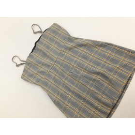 PULL & BEAR trapezowa SUKIENKA mini KRATKA pe | Lapciucha.pl