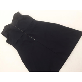 MANGO elegancka SUKIENKA klasyczna NAVY trape | Lapciucha.pl