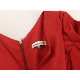 MONNARI elegancka SUKIENKA satynowa RED marsz | Lapciucha.pl
