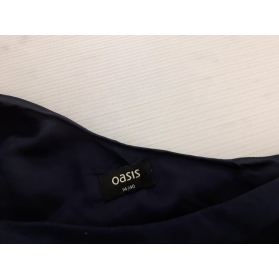 OASIS elegancka SUKIENKA na jedno ramię NAVY | Lapciucha.pl