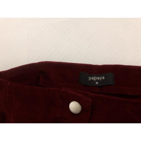 PAPAYA sztruksowa SPÓDNICZKA trapezowa MODNA | Lapciucha.pl