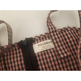 PULL & BEAR trapezowa SUKIENKA mini KRATKA st | Lapciucha.pl