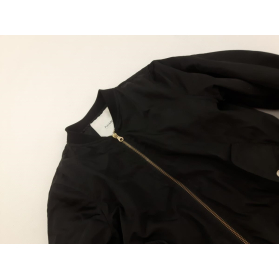 PULL & BEAR czarna KURTKA BOMBERKA przejściow | Lapciucha.pl